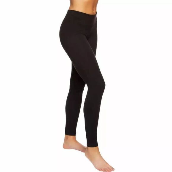 FELINA Leggings 2 Pair Pack Sz S Black Wide Waistband Yoga Workout Everyday NWT - Picture 13 of 14
